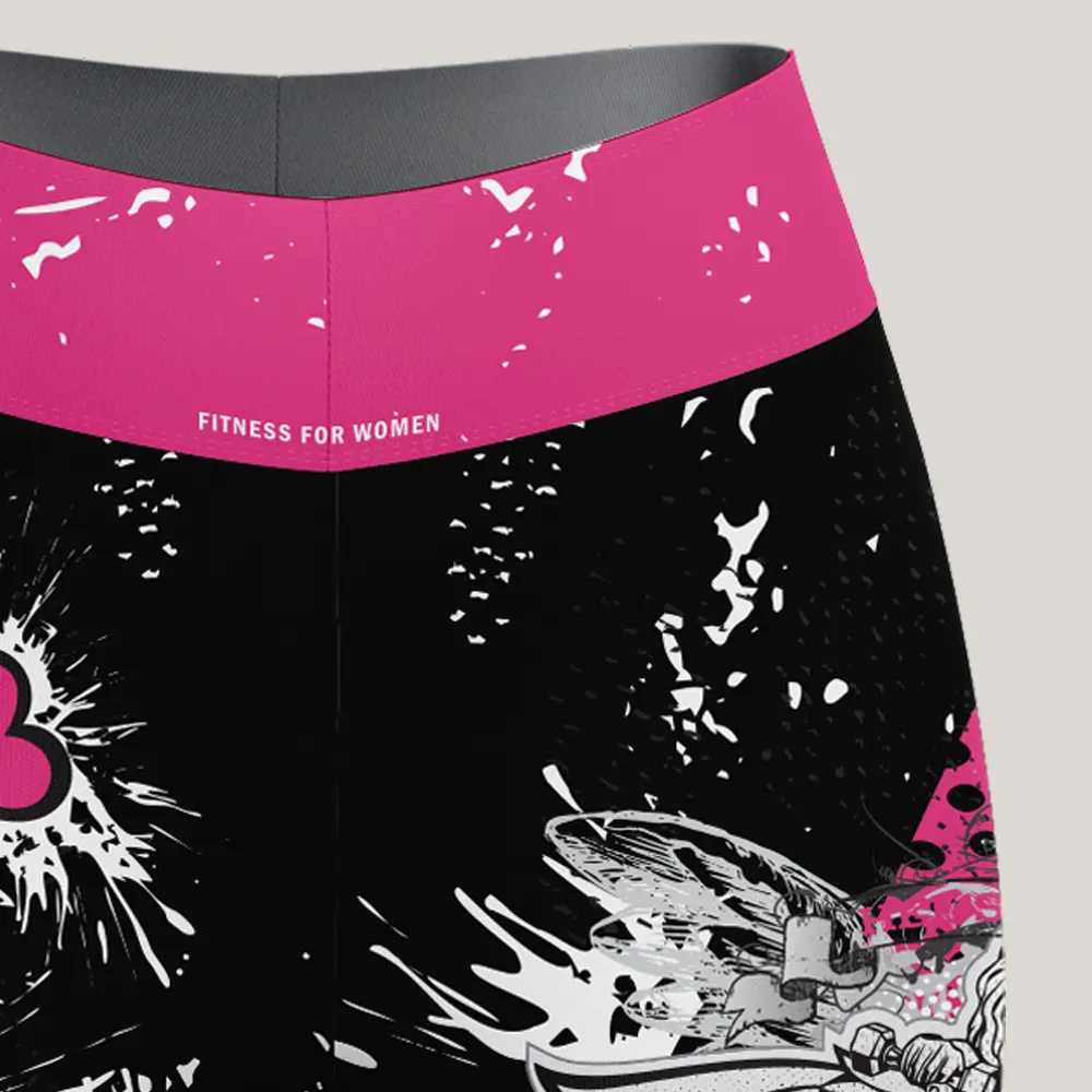hels design hels angels shorts closeup
